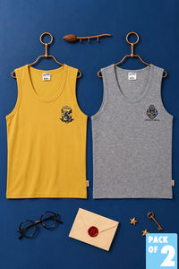 Lee Cooper Boys Harry Potter Vest (Pack of 2) - Multicolor — thumbnail 12